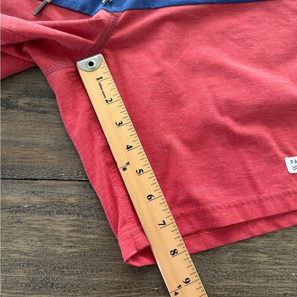 Fair Harbor Men’s 32 Red Blue Colorblock Board Shorts Swimsuit Swim Vacation - Picture 3 of 4